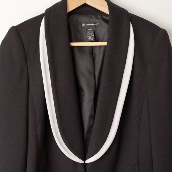 INC International Concepts | Deep V Blazer - Picture 3 of 7